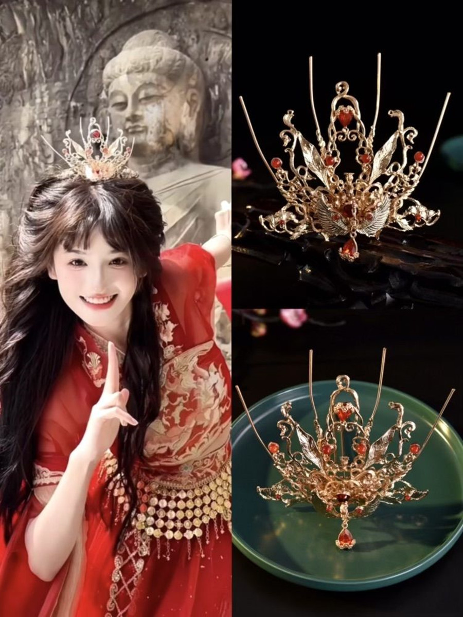 Wedding Supply Store - ‌Ancient Princess Phoenix Crown‌ Headwear Wedding