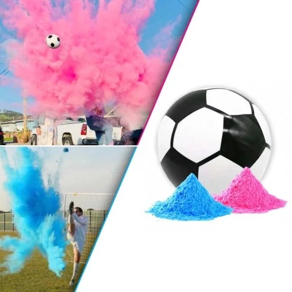 Wedding Day Supply Kit - Exploding Powder Soccer Ball Gender Reveal