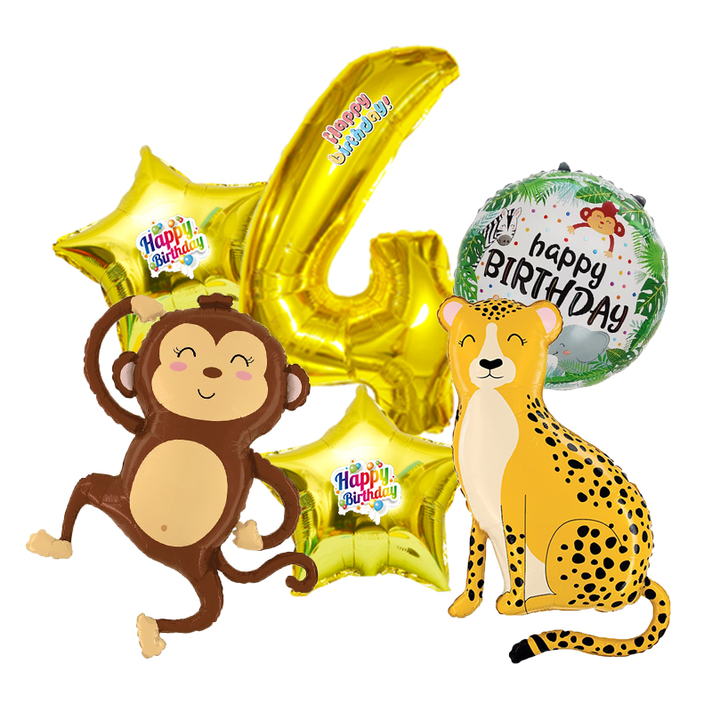 Monkey Leopard Zoo Numbers 0-9 - Wedding Zoo ulasan dan harga