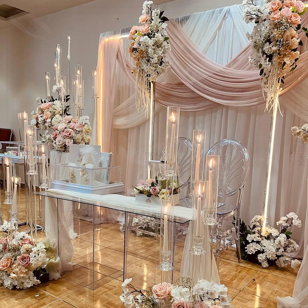 Wholesale Luxury Customized Me - Wedding Backdrop Curtain ulasan dan harga