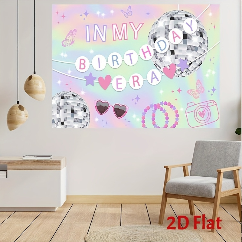 A 2D printed banner with the t - Wedding Superstar ulasan dan harga