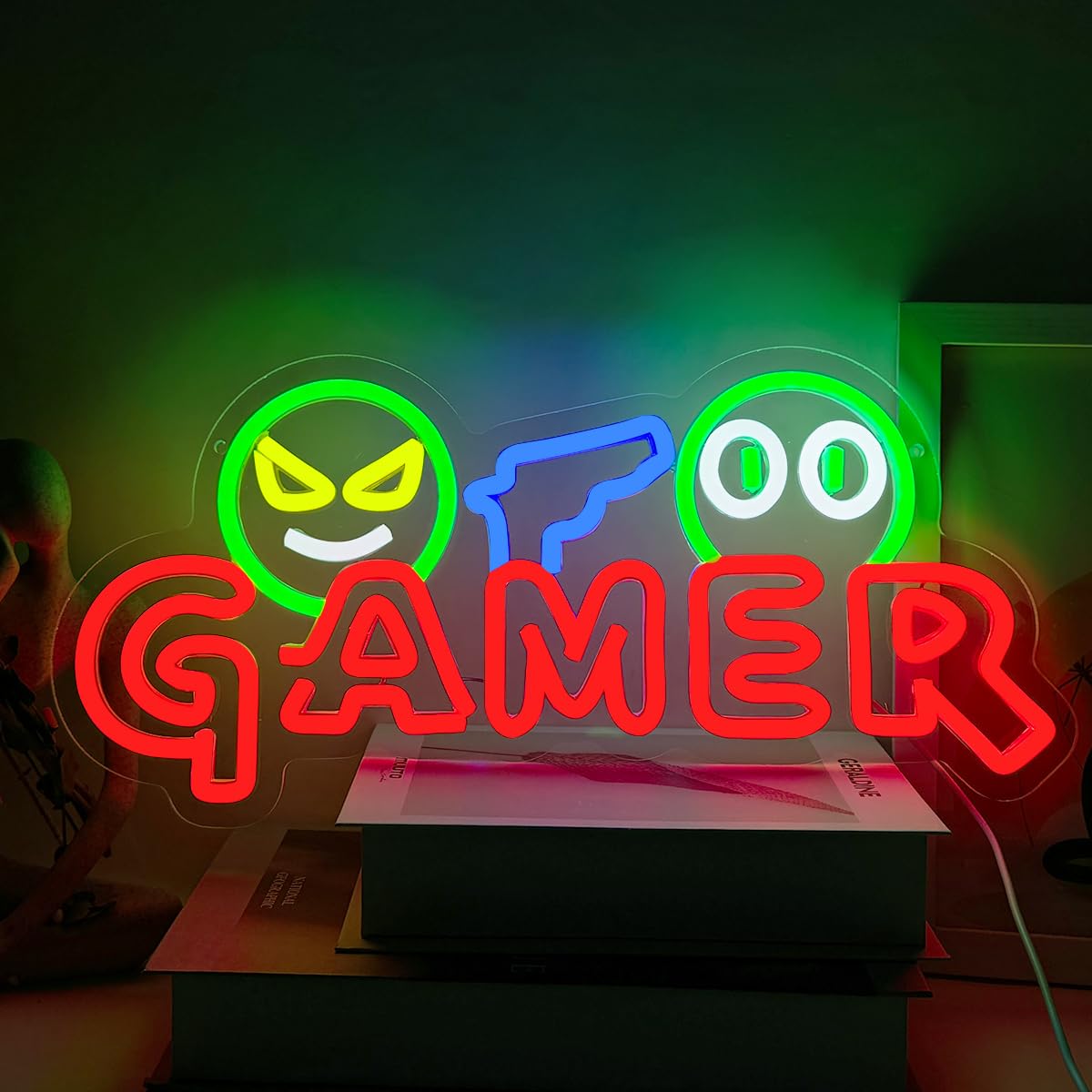 Gamer Neon Sign LED Wall Light - Wedding Zone ulasan dan harga
