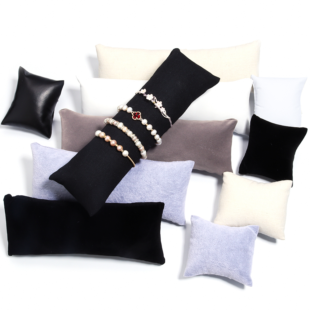 1Pc PU Leather Velvet Jewelry  - Ring Bearer Pillow ulasan dan harga