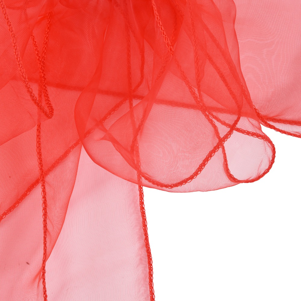 10Pcs Blue, red, yellow, purpl - Chair Sash Organza ulasan dan harga