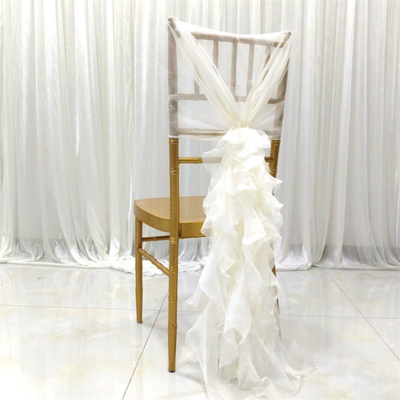 Bamboo Chair decorations Chiav - Chair Sash Organza ulasan dan harga