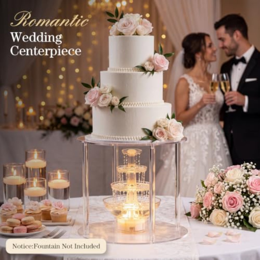 16 Inch Acrylic Fountain Separ - Wedding Fountain ulasan dan harga