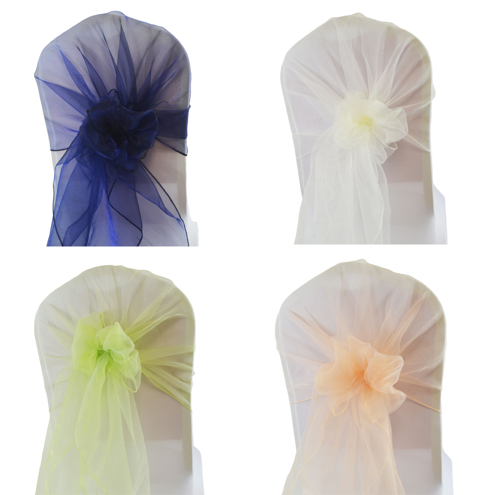 65x275cm Organza Chair Sash Fo - Chair Sash Organza ulasan dan harga
