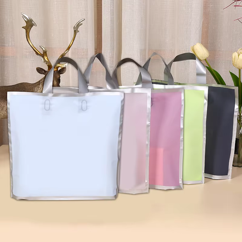 50Pcs Frosted hand shopping ba - Wedding Supply Store ulasan dan harga