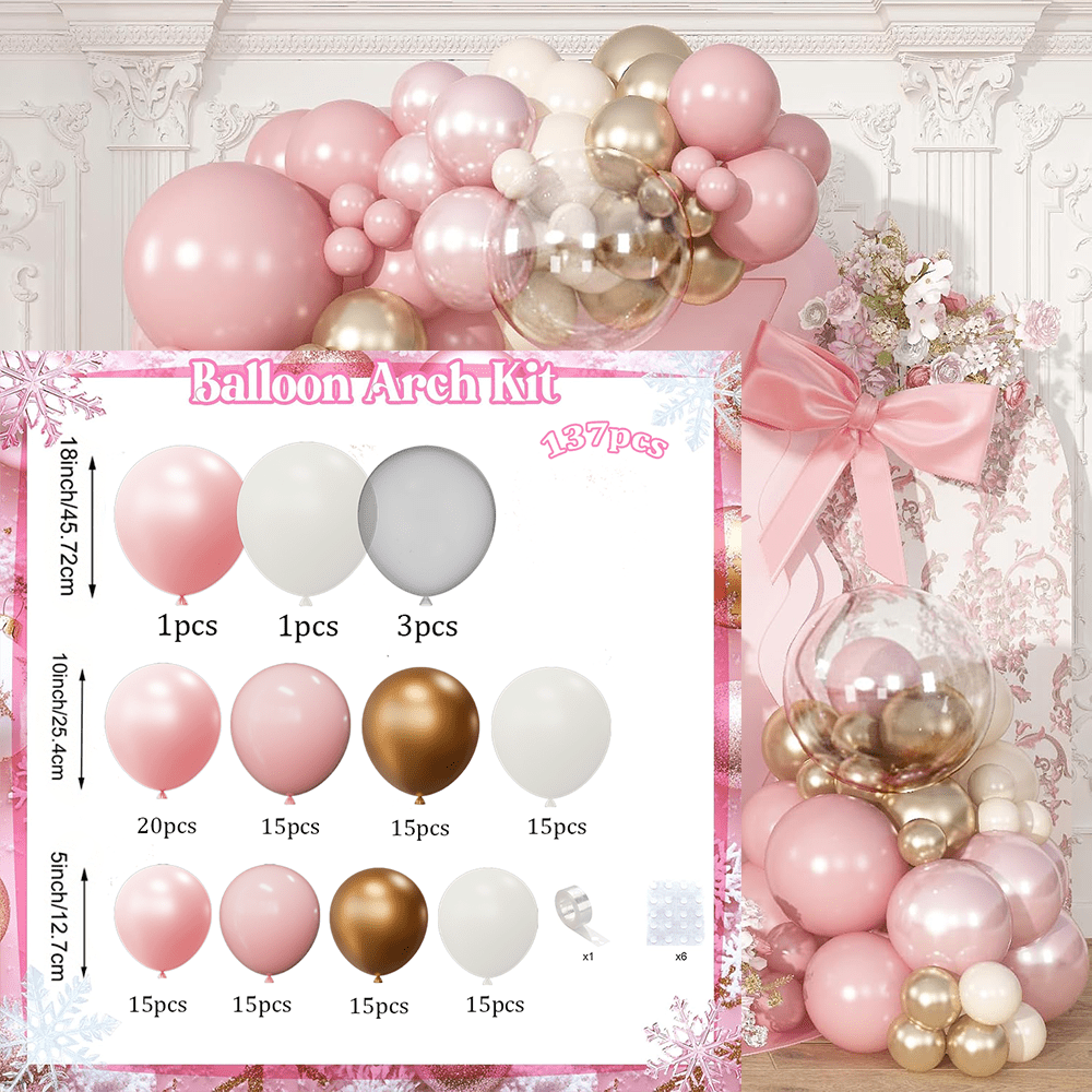 137pcs Vintage Pink Rose White - Wedding Day Supply Kit ulasan dan harga
