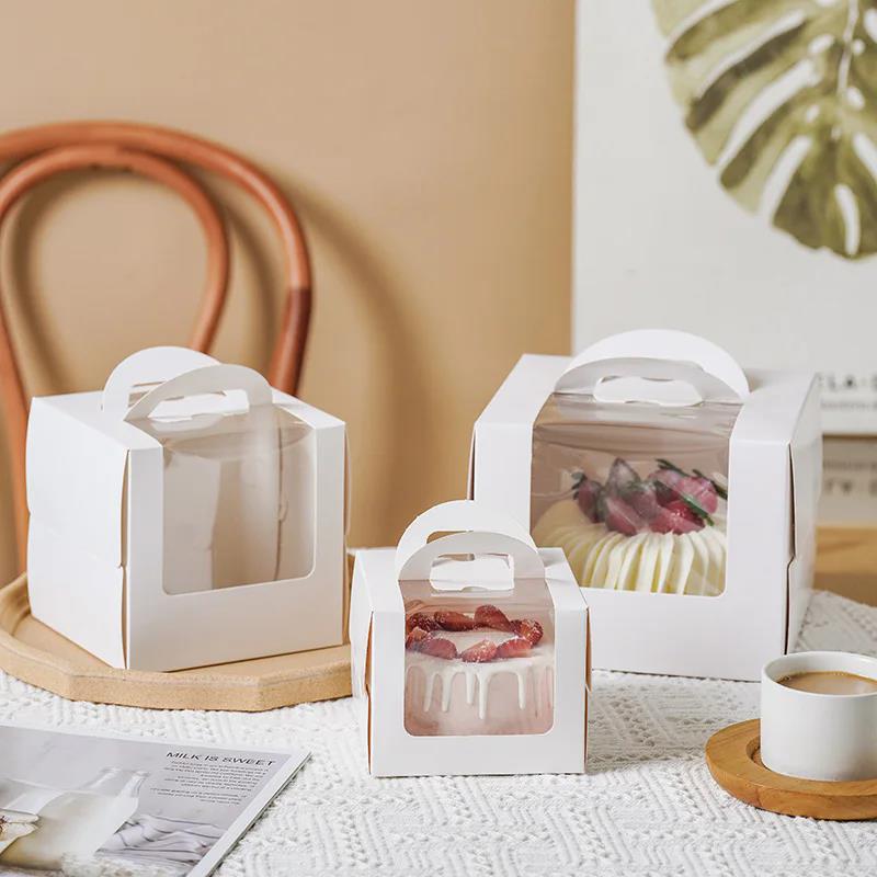 10Pcs Cake Box with Clear Wind - Wedding Cake Supply ulasan dan harga