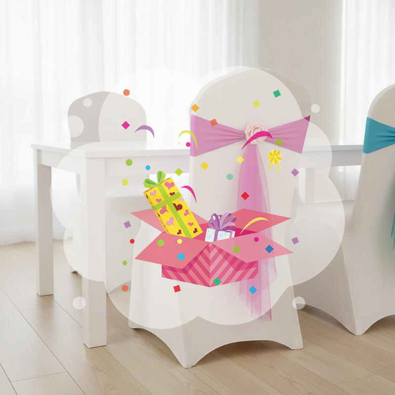 1 Piece Organza Chair Sashes F - Chair Sash Organza ulasan dan harga