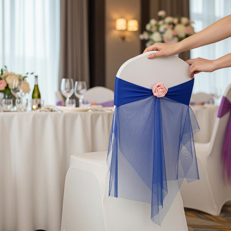 1 Piece Organza Chair Sashes F - Chair Sash Organza ulasan dan harga