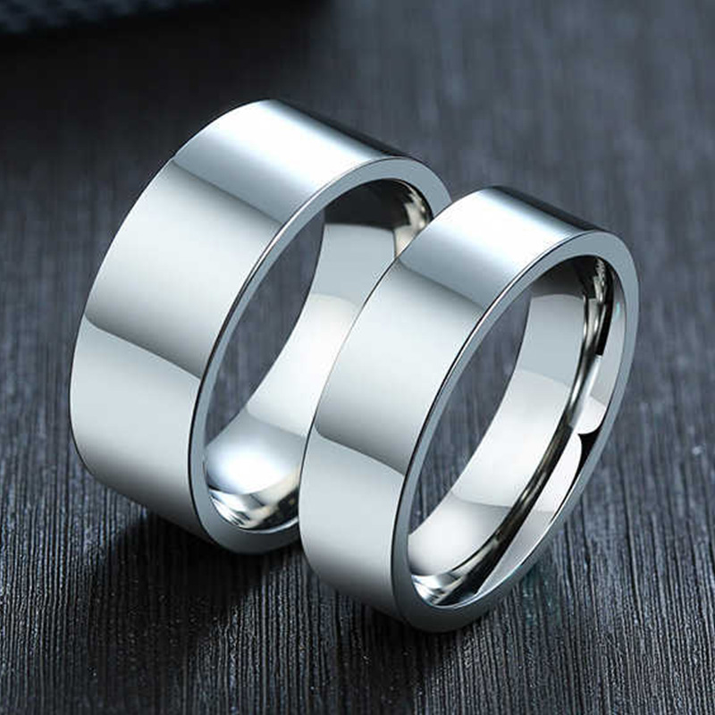 3/4/6/8mm Wide Stainless Steel - Wedding Zone ulasan dan harga