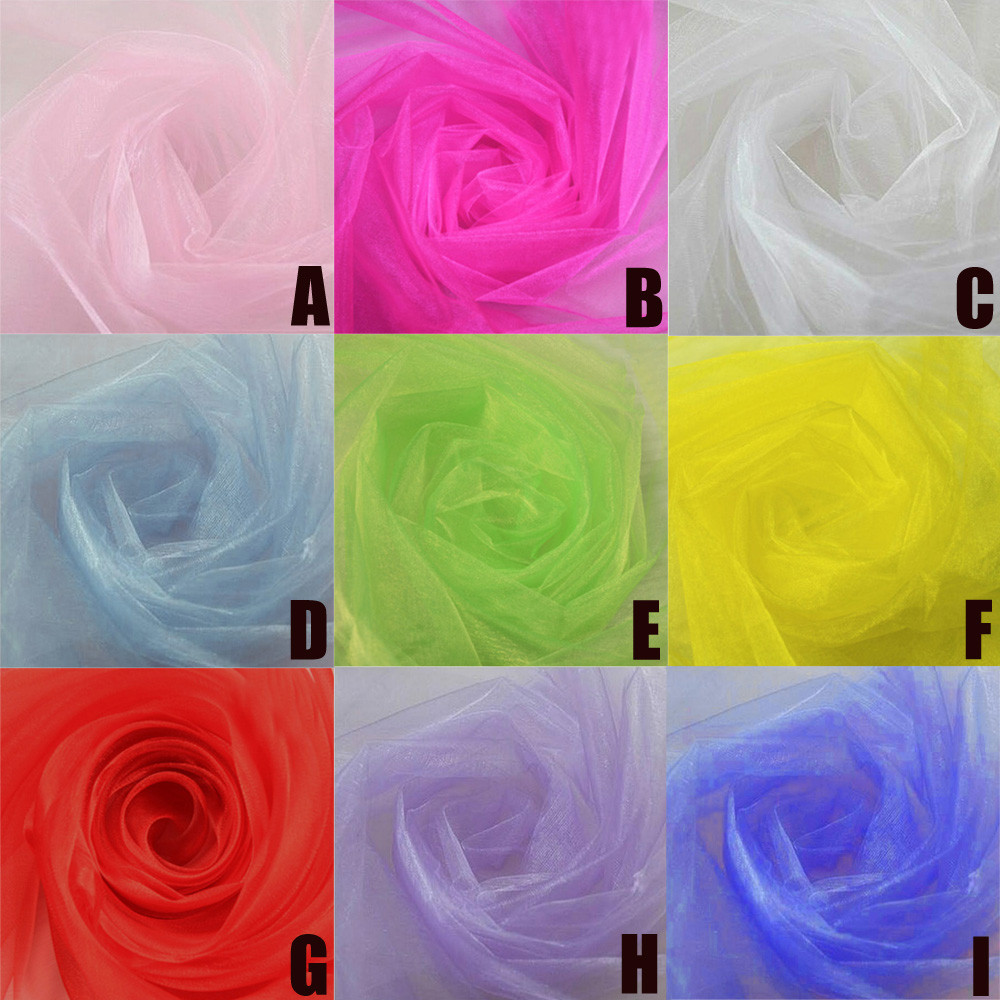 Wedding Decoration Tulle Roll  - Chair Sash Organza ulasan dan harga
