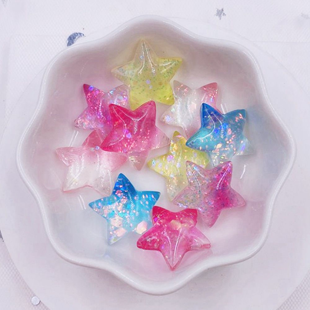 12pcs Resin Colorful Cute Shni - Wedding Superstar ulasan dan harga