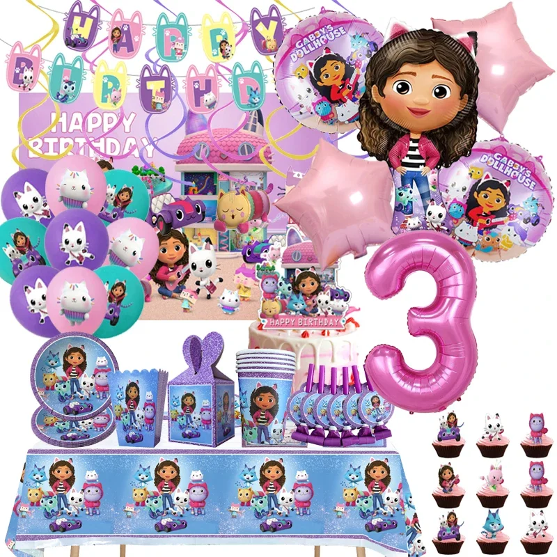 Gabby's Dollhouse Birthday Par - Wedding Day Supply Kit ulasan dan harga