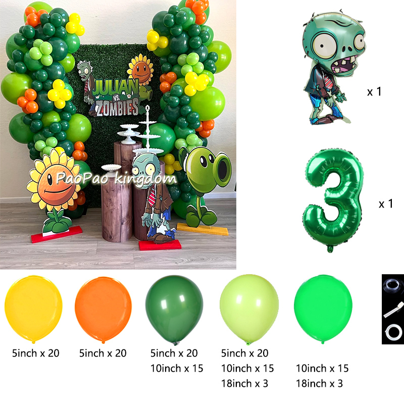 Plants Vs. Z-Zombies Balloons  - Wedding Day Supply Kit ulasan dan harga