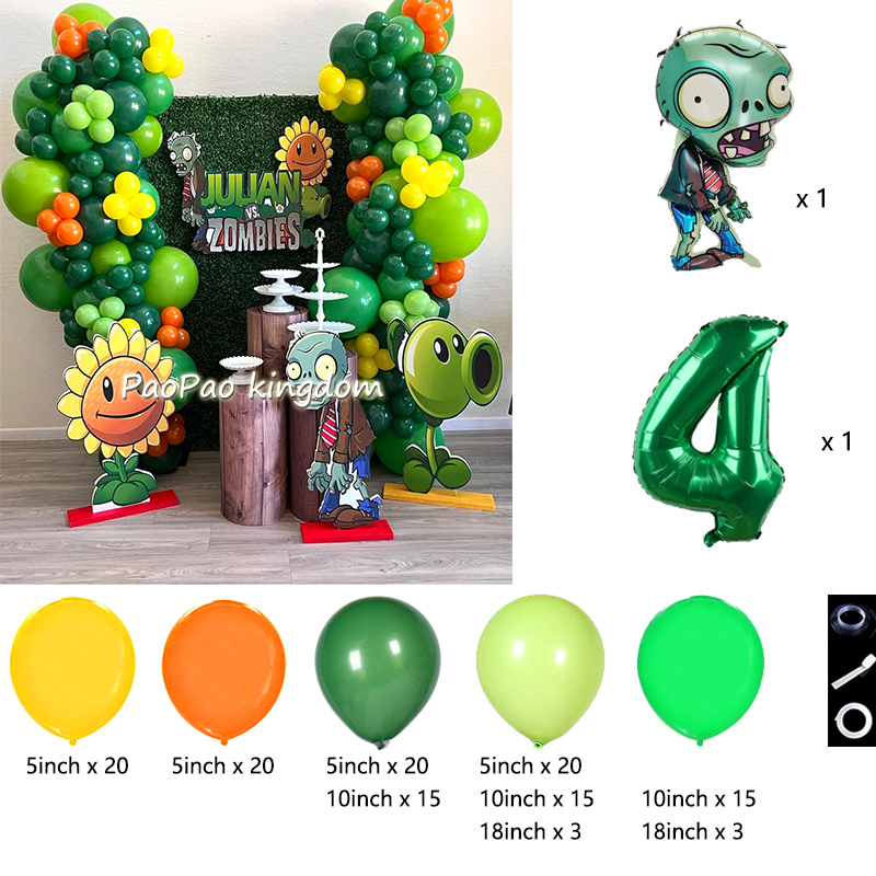 Plants Vs. Z-Zombies Balloons  - Wedding Day Supply Kit ulasan dan harga