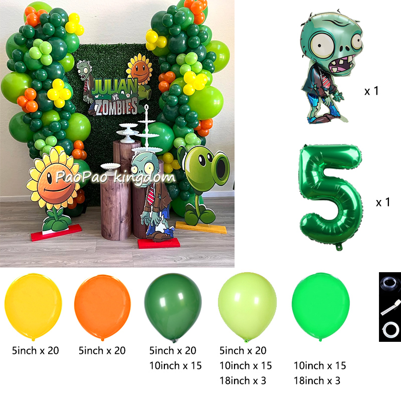 Plants Vs. Z-Zombies Balloons  - Wedding Day Supply Kit ulasan dan harga