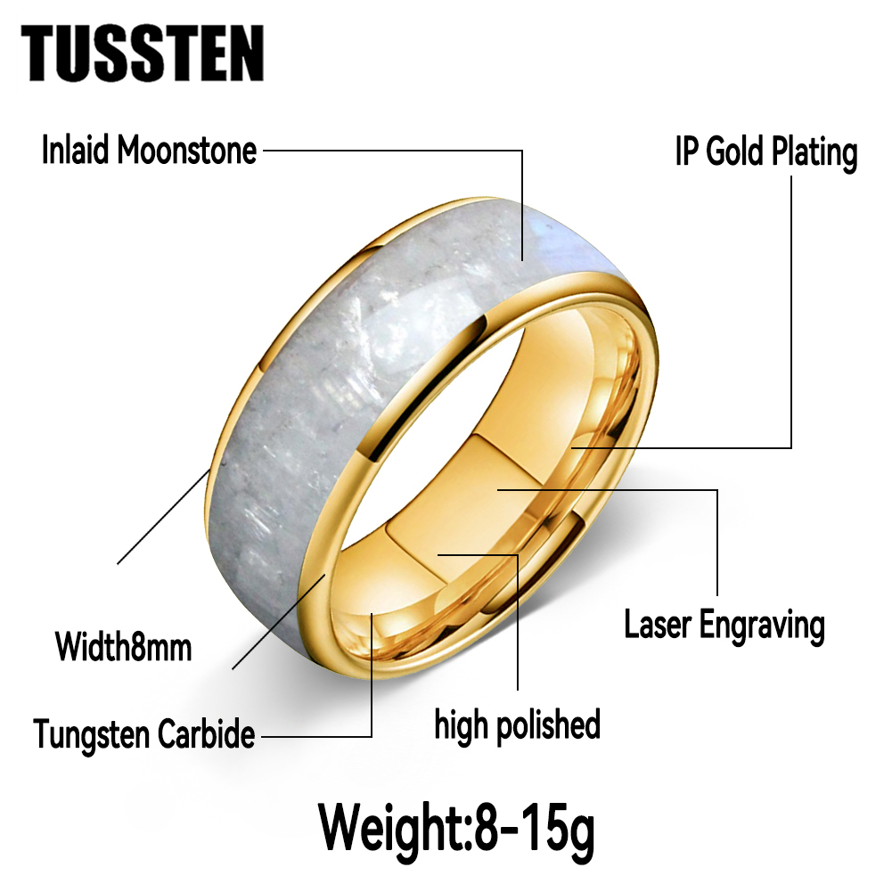 TUSSTEN 4/6/8MM Men's and Wome - Wedding Zone ulasan dan harga