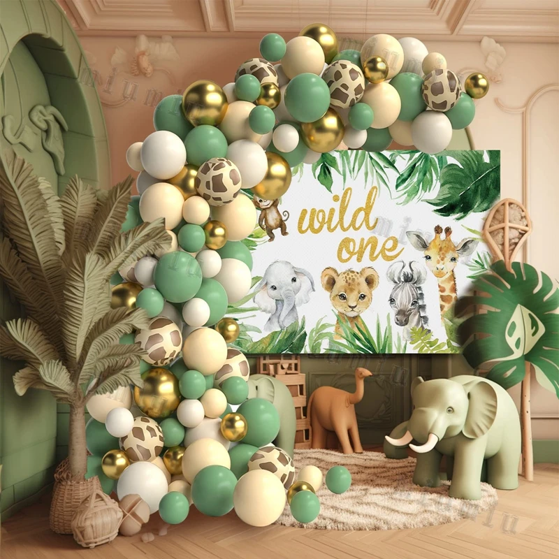Jungle Safari Green Balloon Ga - Wedding Day Supply Kit ulasan dan harga