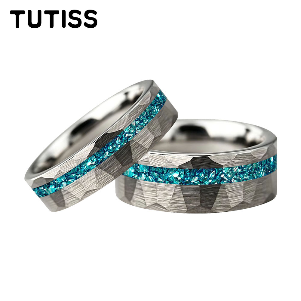 TUTISS 6/8mm Hammered Offset G - Wedding Zone ulasan dan harga