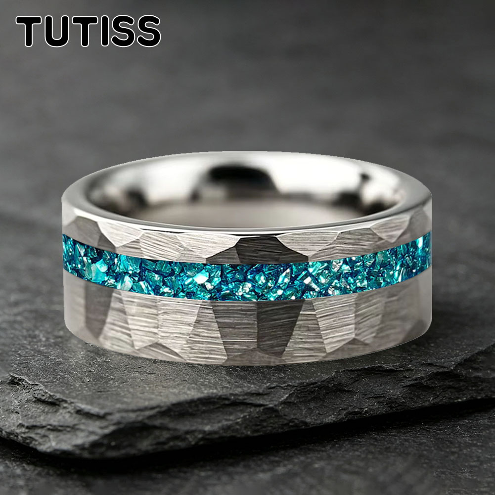 TUTISS 6/8mm Hammered Offset G - Wedding Zone ulasan dan harga