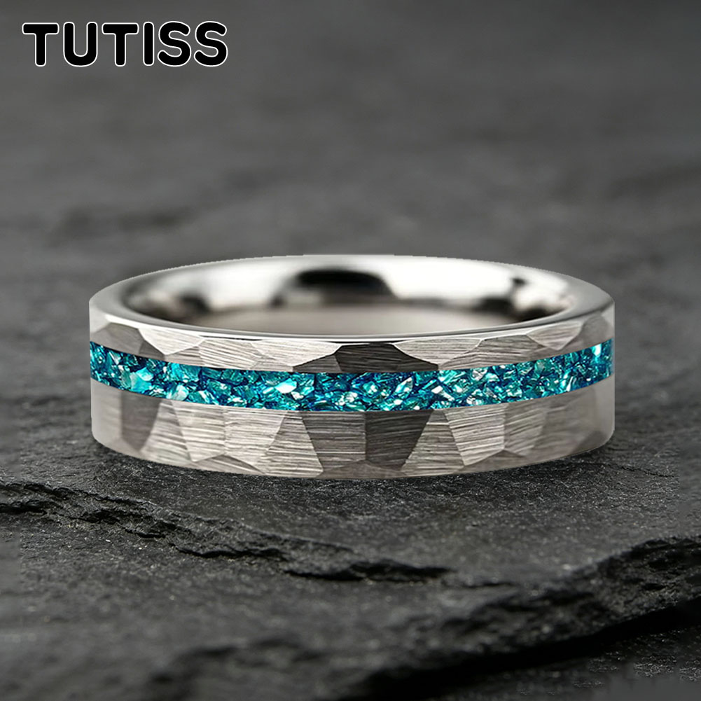 TUTISS 6/8mm Hammered Offset G - Wedding Zone ulasan dan harga