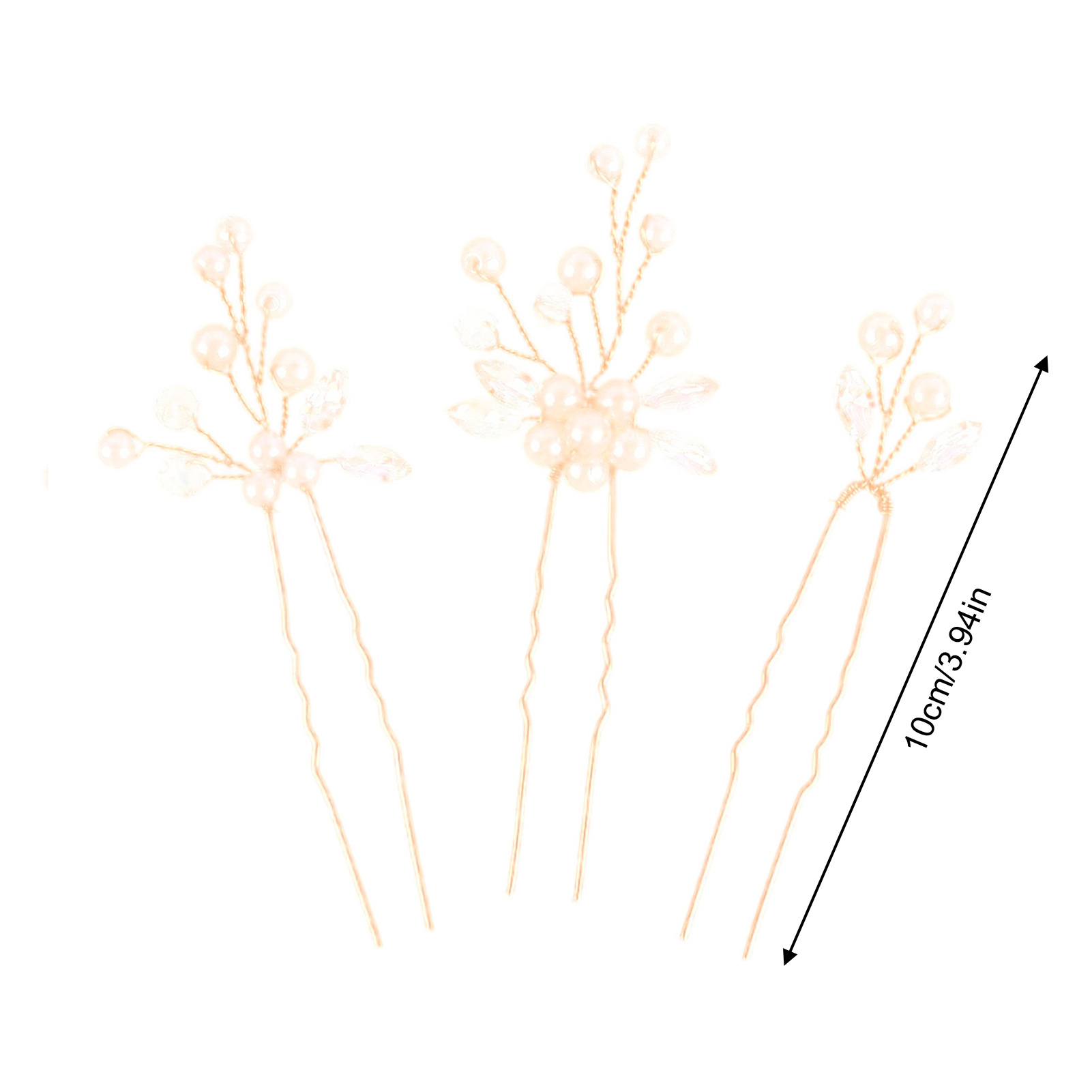3pcs Bride Hairpin Trendy Hair - Wedding Supply Store ulasan dan harga
