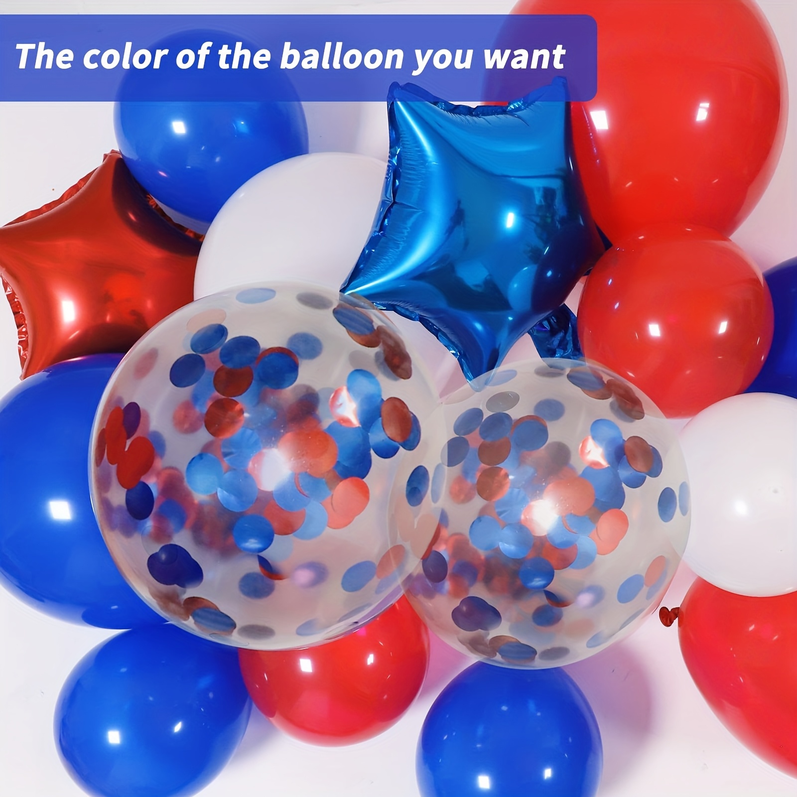 158pcs Red White Blue Patrioti - Wedding Day Supply Kit ulasan dan harga