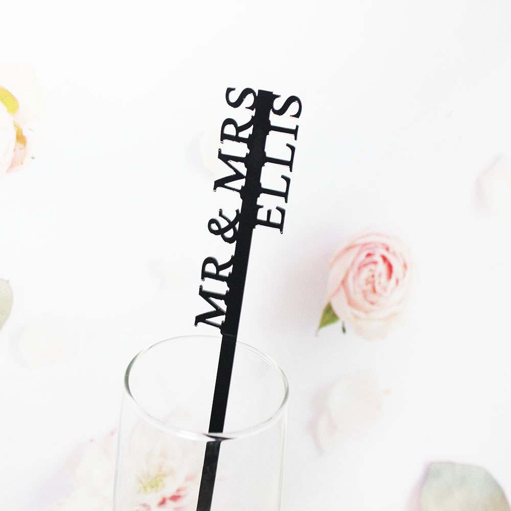 Personalized Drink Stirrers We - Wedding Fountain ulasan dan harga