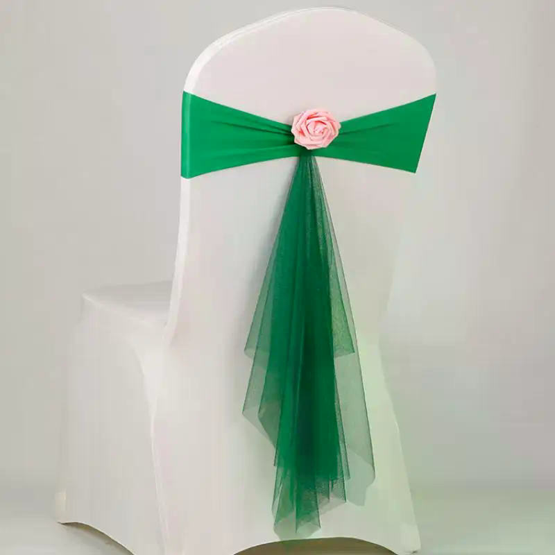 Organza Chair Sashes Flower Sp - Chair Sash Organza ulasan dan harga