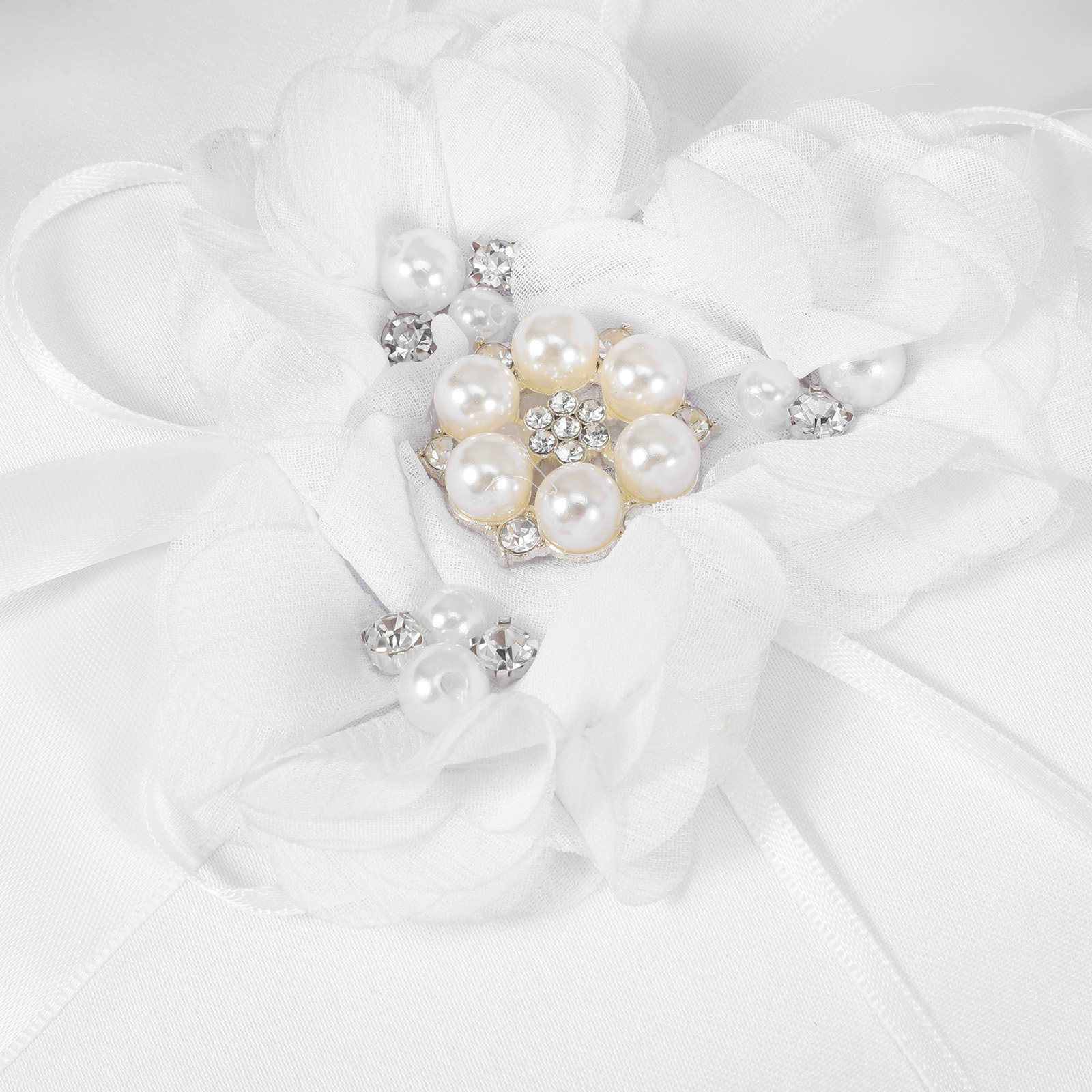 20x20cm Flower Wedding Ring Pi - Ring Bearer Pillow ulasan dan harga