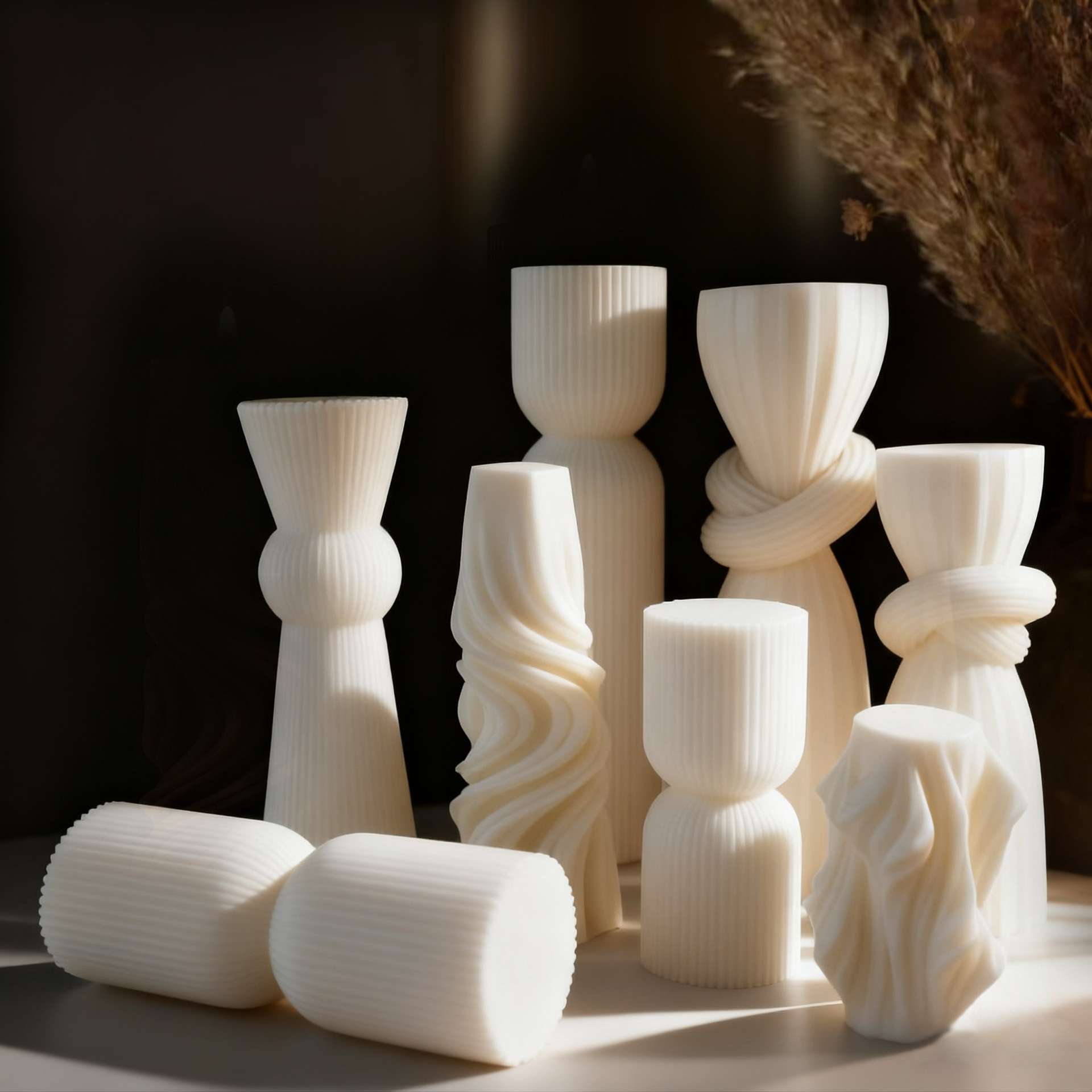 Nordic Minimalist White Scente - Wedding Fountain ulasan dan harga
