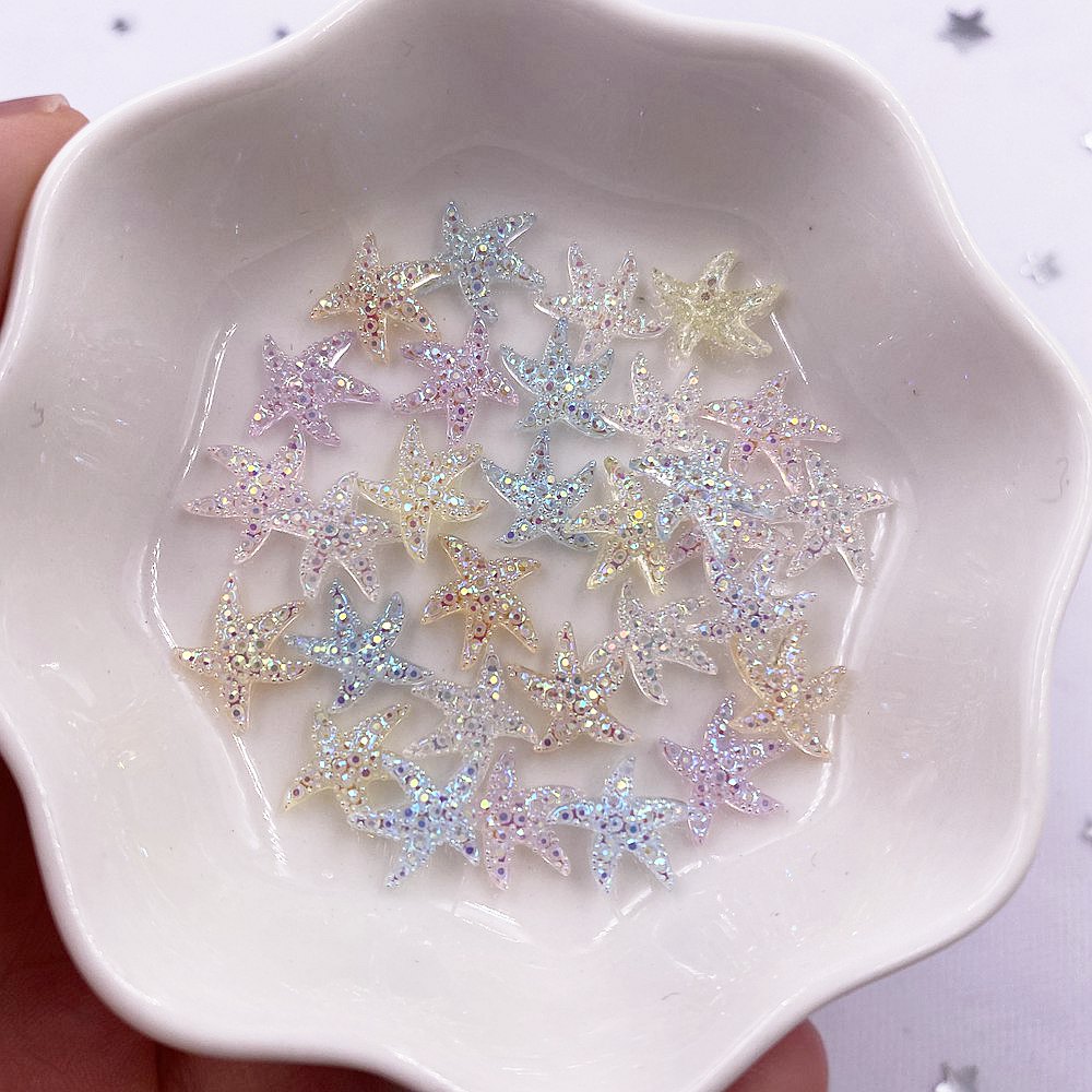 10mm Mini Shiny Star Nail Art  - Wedding Superstar ulasan dan harga