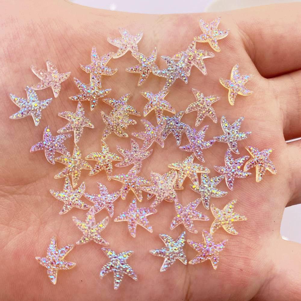 10mm Mini Shiny Star Nail Art  - Wedding Superstar ulasan dan harga
