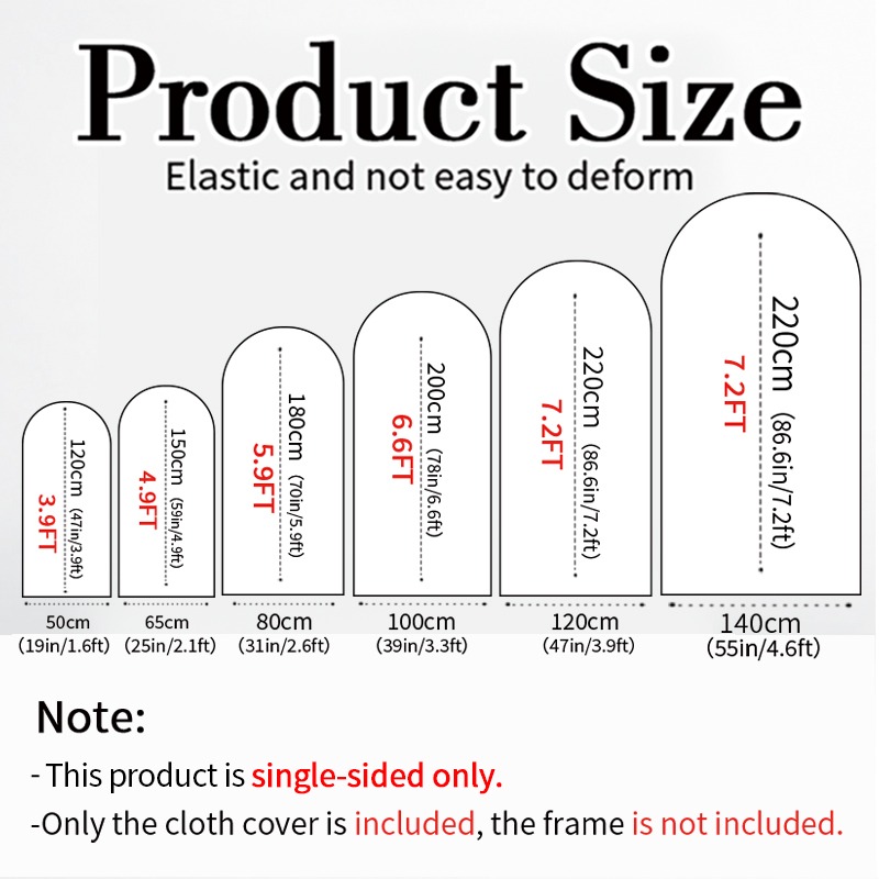 2D Flat Arch Backdrop Cover Si - Wedding Zoo ulasan dan harga