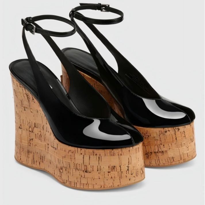 2026Summer Slope Heel Thick Bo - Wedding Super ulasan dan harga