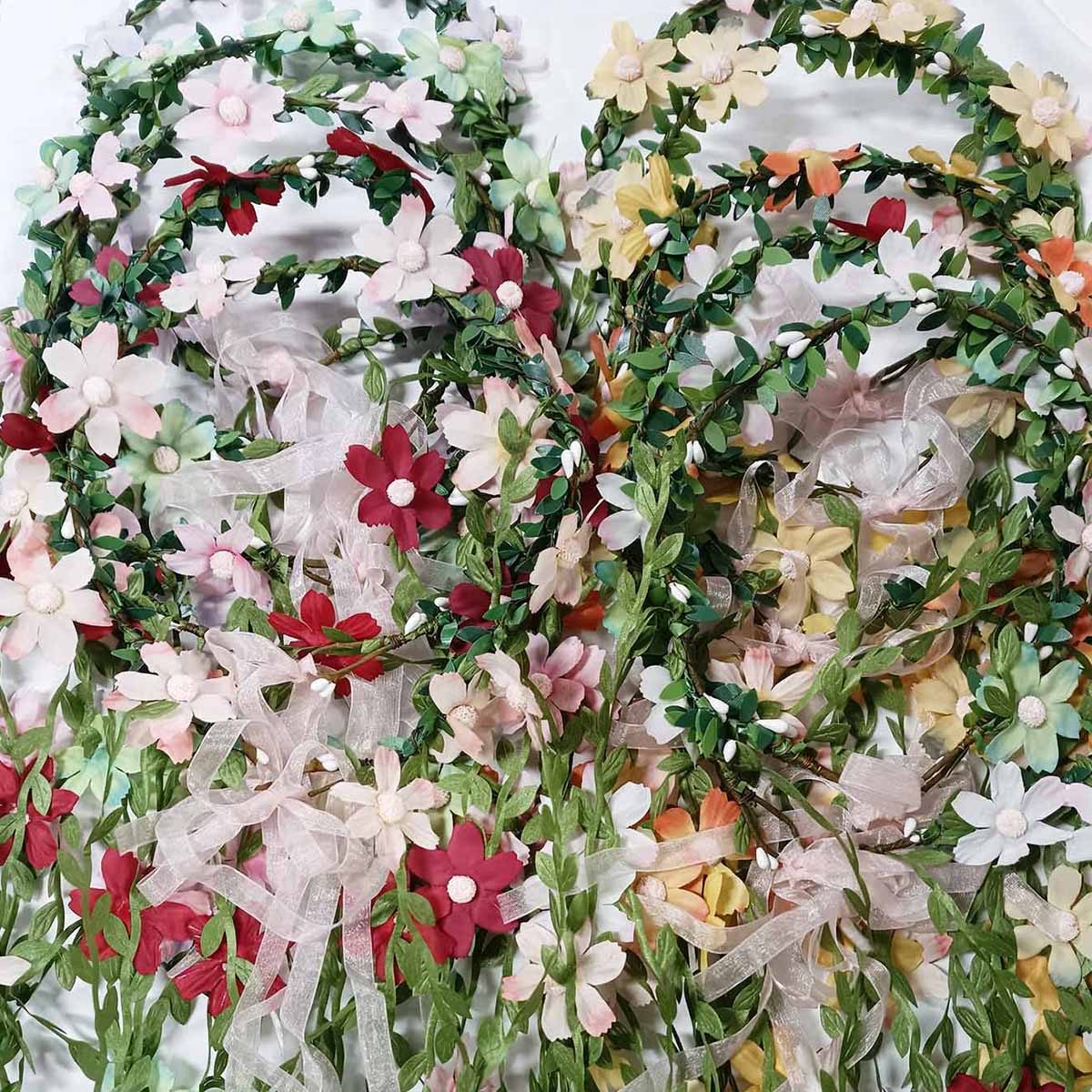Bohemian Rattan Flower Vines C - Wedding Supply Store ulasan dan harga