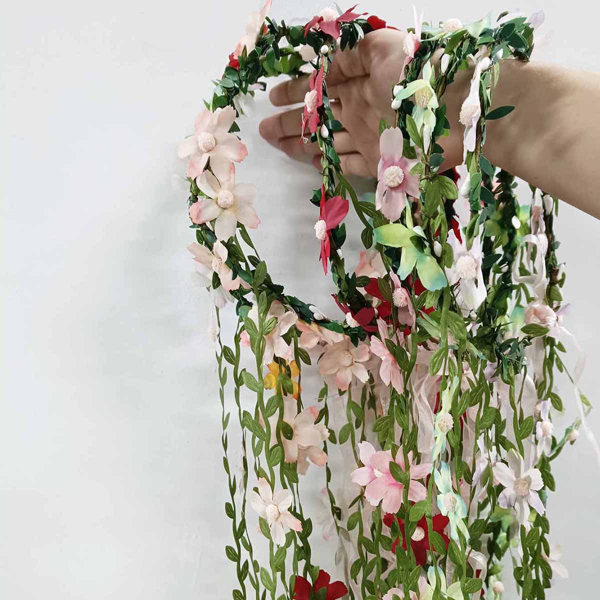 Bohemian Rattan Flower Vines C - Wedding Supply Store ulasan dan harga