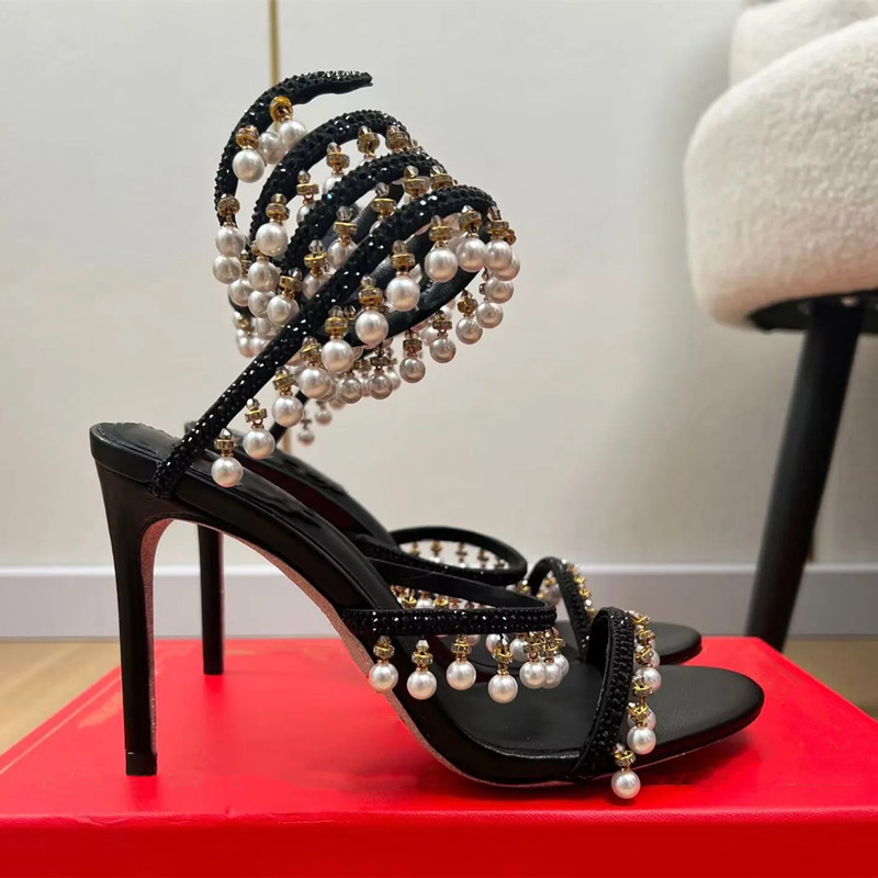 Luxury Rhinestones Pearls Tass - Wedding Super ulasan dan harga