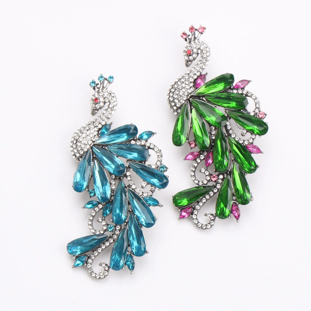 Luxury Rhinestones Peacock Bro - Suit Supply Wedding Party ulasan dan harga