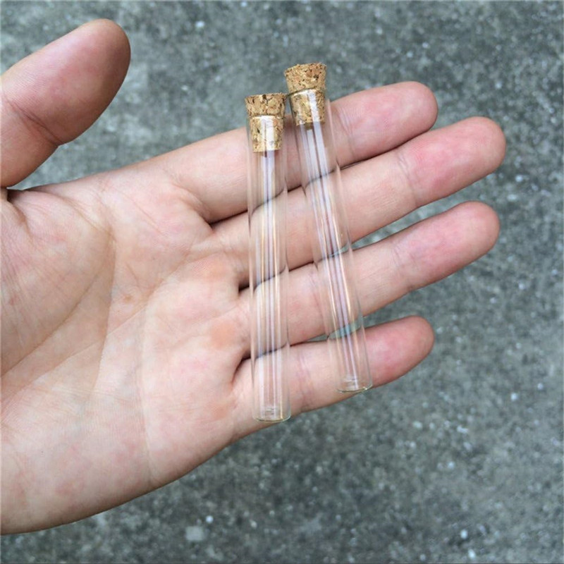 200pcs 10x75mm Transparent Gla - Wedding Zoo ulasan dan harga
