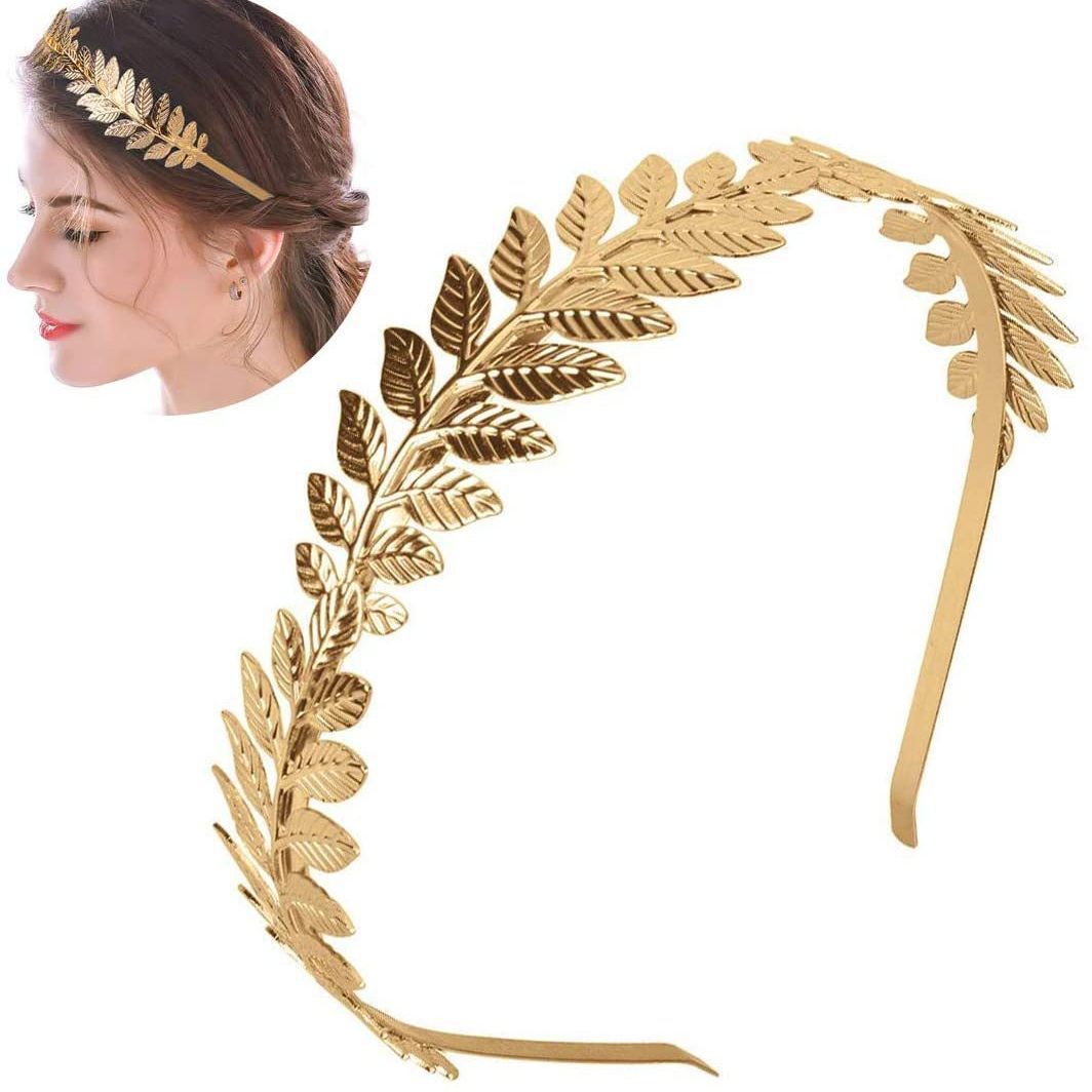 Baroque Golden Metal Leaf Head - Wedding Supply Store ulasan dan harga