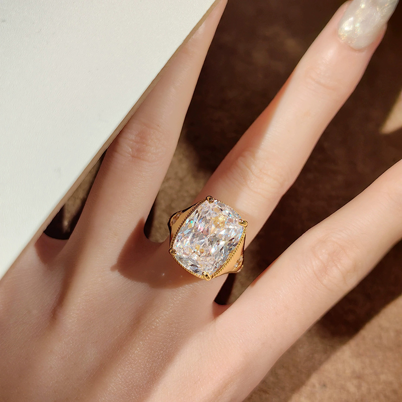 Premium Star Ring 10 Carat Zir - Wedding Superstar ulasan dan harga