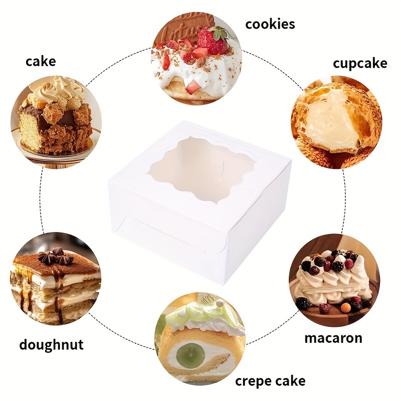 10Pcs Kraft Paper Cake Candy B - Wedding Cake Supply ulasan dan harga