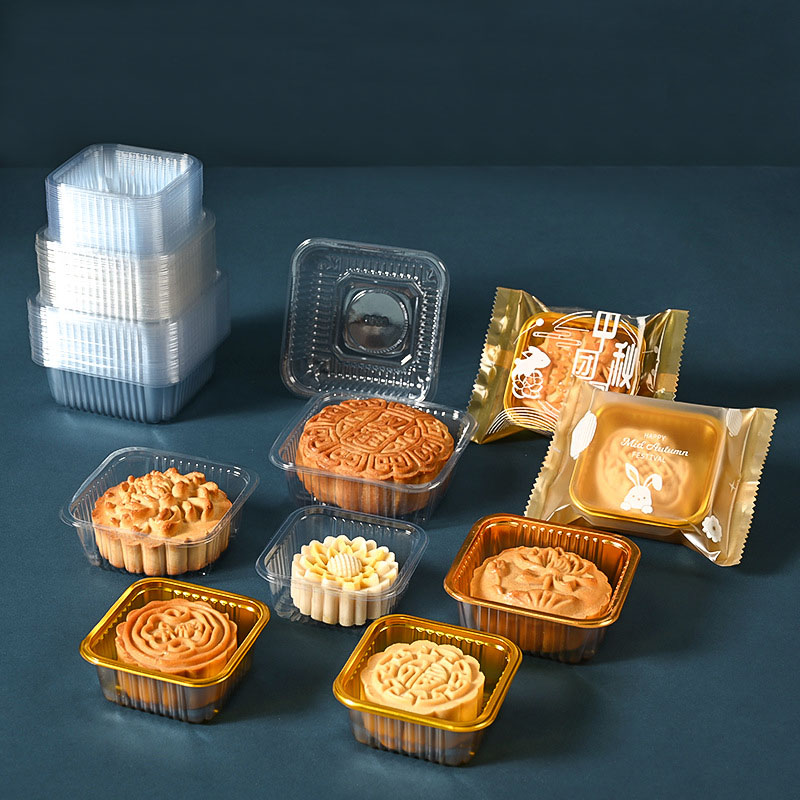 100pcs Mooncake Plastic Tray P - Wedding Cake Supply ulasan dan harga