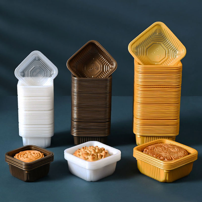 100pcs Mooncake Plastic Tray P - Wedding Cake Supply ulasan dan harga