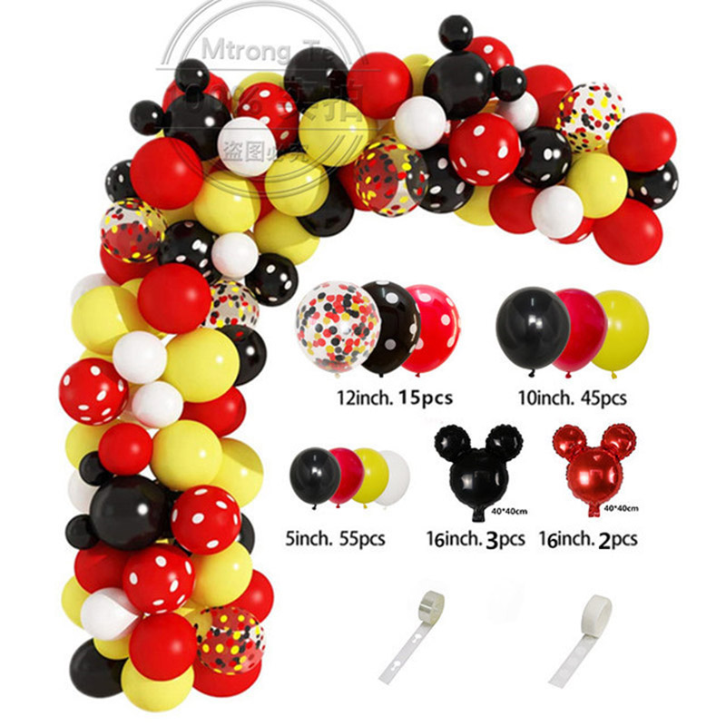 Red Black Yellow Balloon Garla - Wedding Day Supply Kit ulasan dan harga
