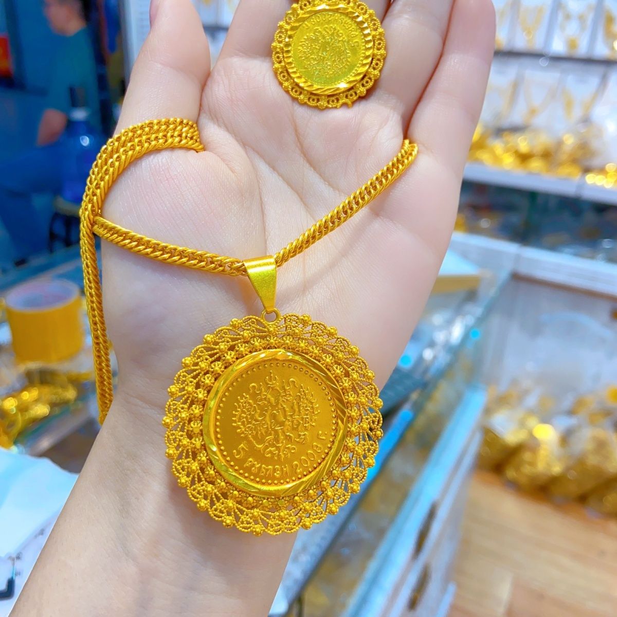 New 24K Gold Plated Dubai Jewe - Wedding Zone ulasan dan harga